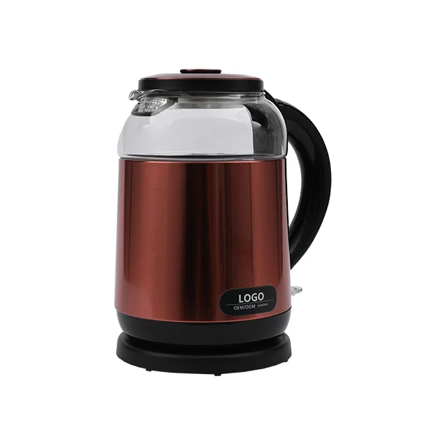 Горячая Распродажа 2021 года на Amazon, электрический чайник из боросиликатного стекла для кухни