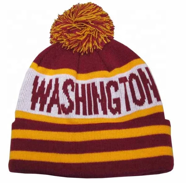 Hat Washington Usa City Name Pom Hat/ Whole sales Adult Knit Winter Beanie/knitted toque
