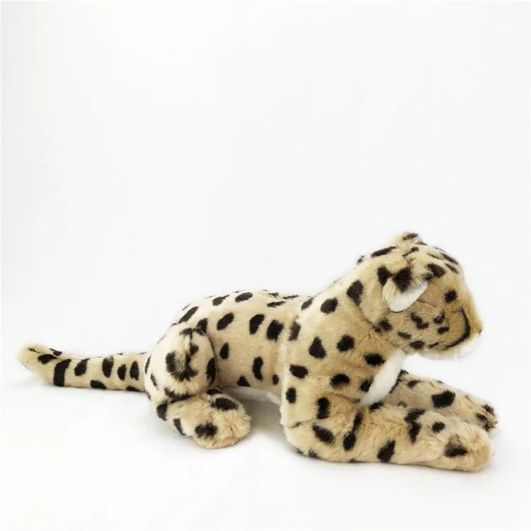 New Arrival Hot and funny realistic leopard simulation panther plush toy
