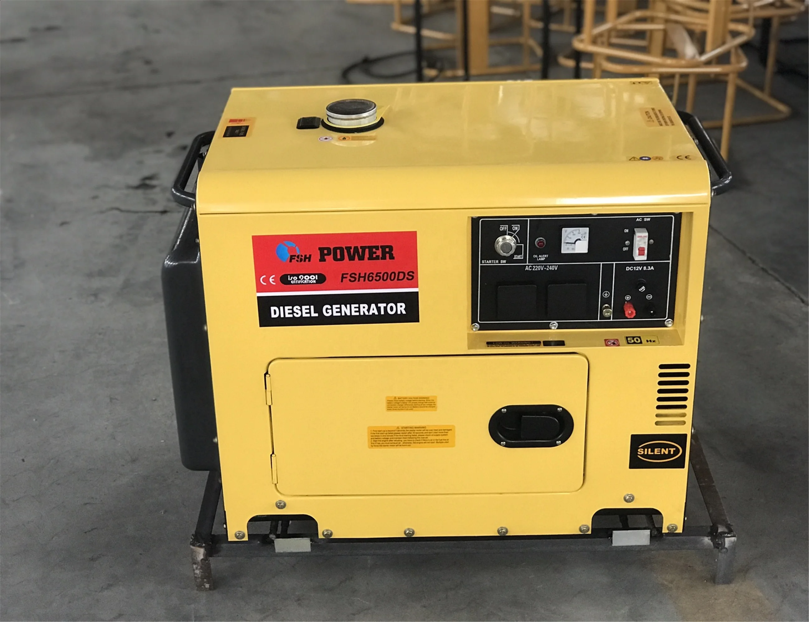 6500ds super silent diesel generator 5kva