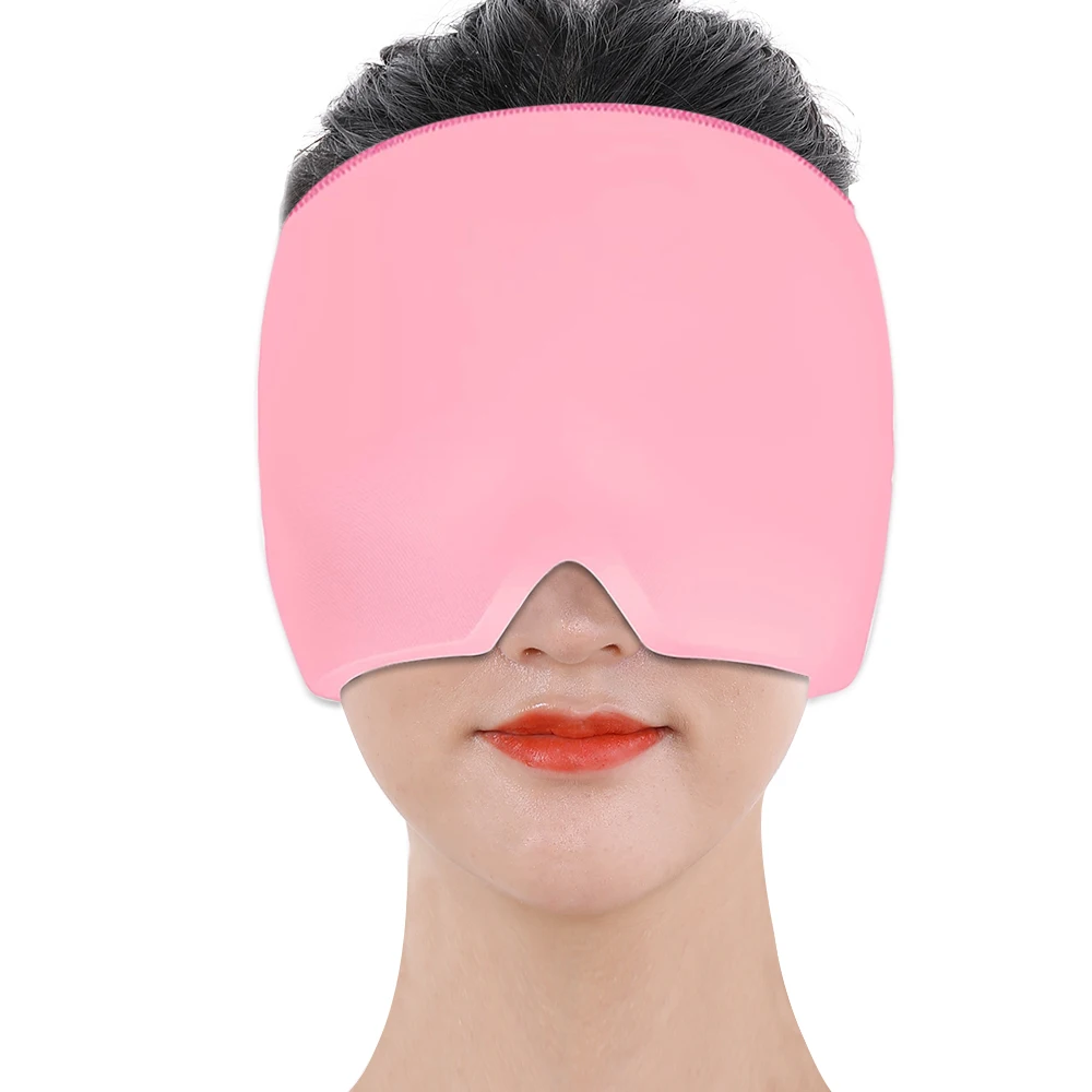2023 Hot Sell Migraine Headache Relief Cover with Hot & Cold Therapy Function Gel Eye Mask Relieve Tension & Stress Ice Hat