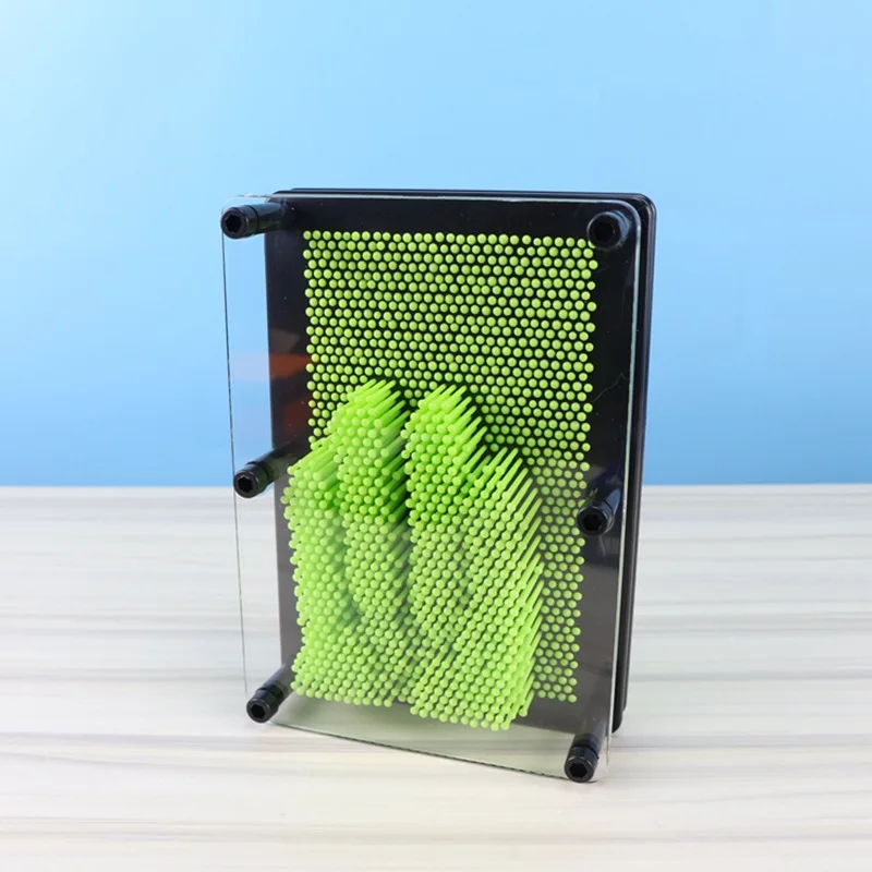 Pin Art 3D Sculpture DIY Needle Carving Magic Figurine Mold Desk Toy Decoration Hogar Maison Decorative Room Ornament Home Decor