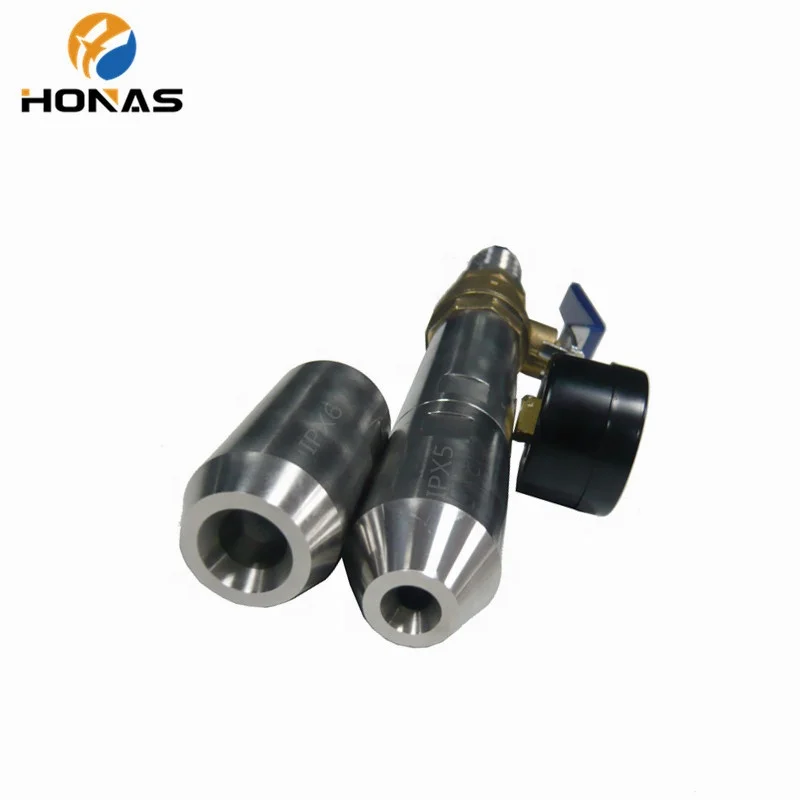 standard 6.3mm 12.5mm ipx5 ipx6 water jet nozzle for waterproof test