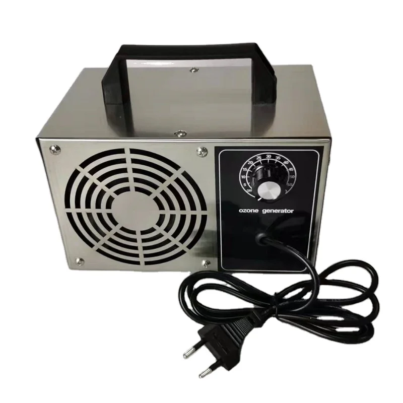 60g/h Mini Portable Medical Ozone Generator Stainless Steel Air Cooling Home Office Car Ozone generator