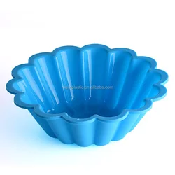 Silicone Large Cake Mold Flower Shaped Round Nonstick Baking Pan Cheesecake/Pie/Flan/Bread Baking Tray for Birthday, Anniversary