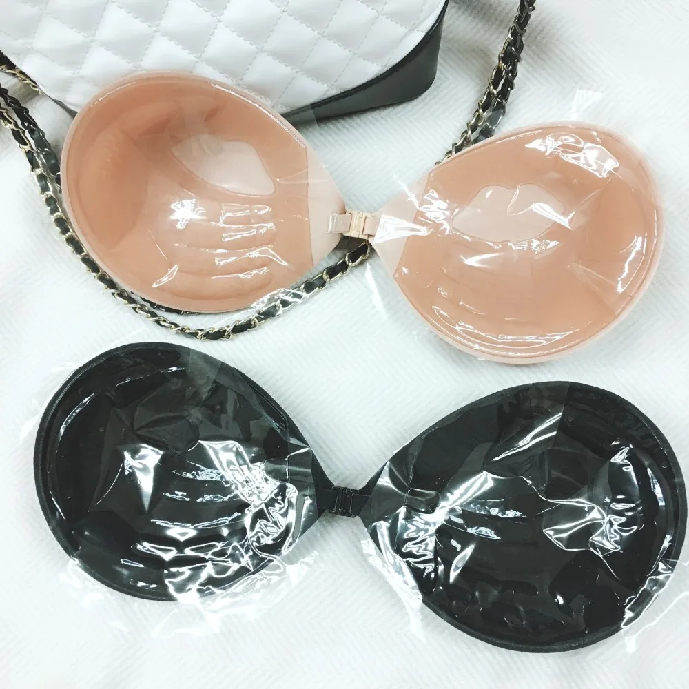 Seamless Sustainable  Invisible Push Up Silicone Gel Bra Invisible Push Up Strapless Bra