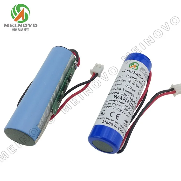 18650 Li-ion Battery 3.7V 2600mah with NTC and 51021-0300 Connector Battery Prices Cell Battery Face Care Wearable Devices 52g