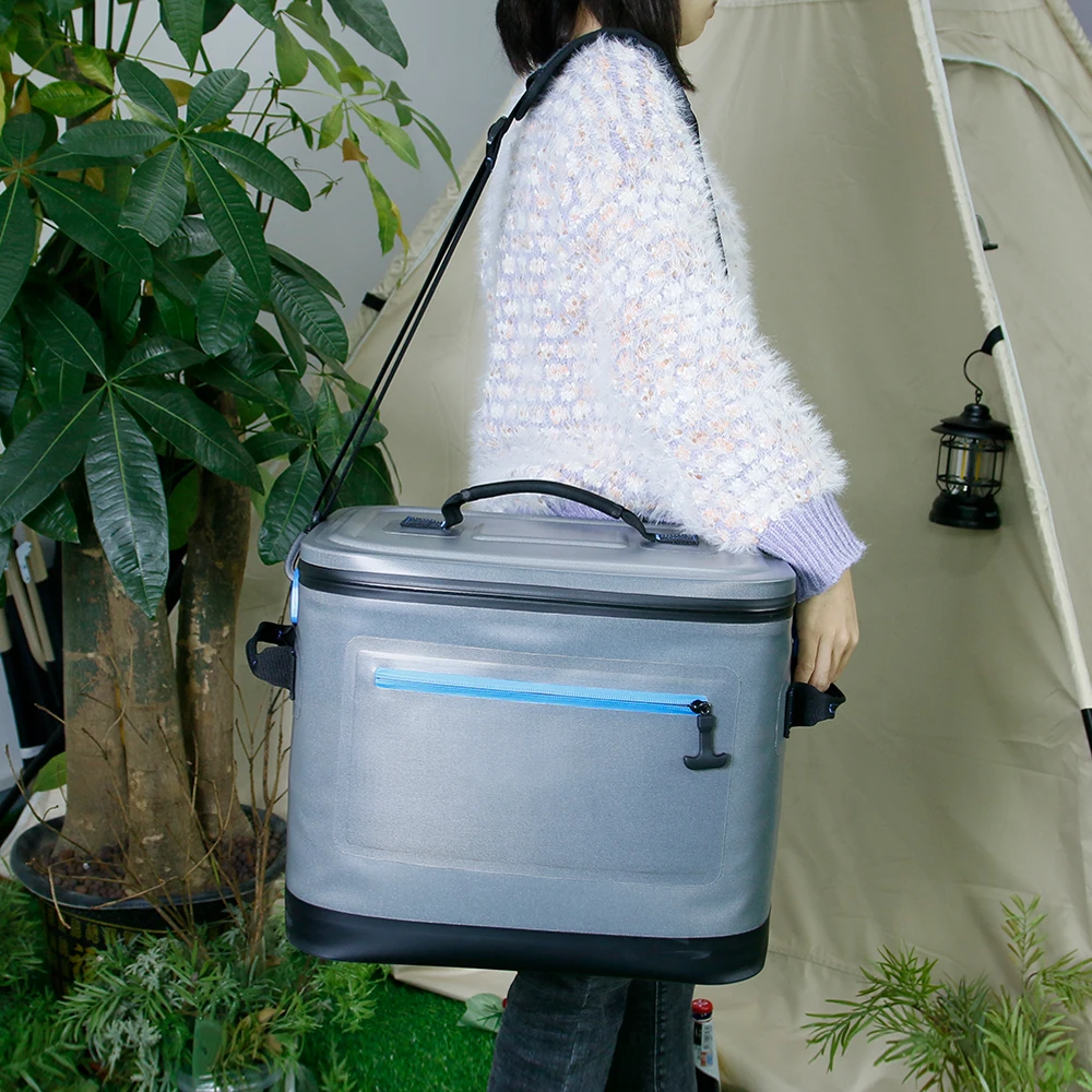 Водонепроницаемый рюкзак-холодильник YETY объемом 35 л герметичная изолированная сумка-холодильник с молнией мягкий