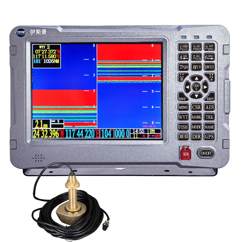 Однолучевой эхолот YSP HD- MAX с GPS-датчиком уровня