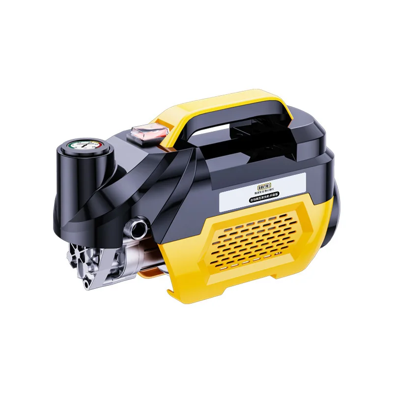 Cisivis Fully Automatic High Pressure Water Gun High Power Corded Car Washer with 1.3mm Nozzle Home Garden Flower Sprayer