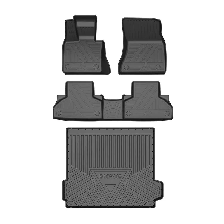 New design custom two layers car floor mats universal set 4 pieces luxury car carpets floor mat