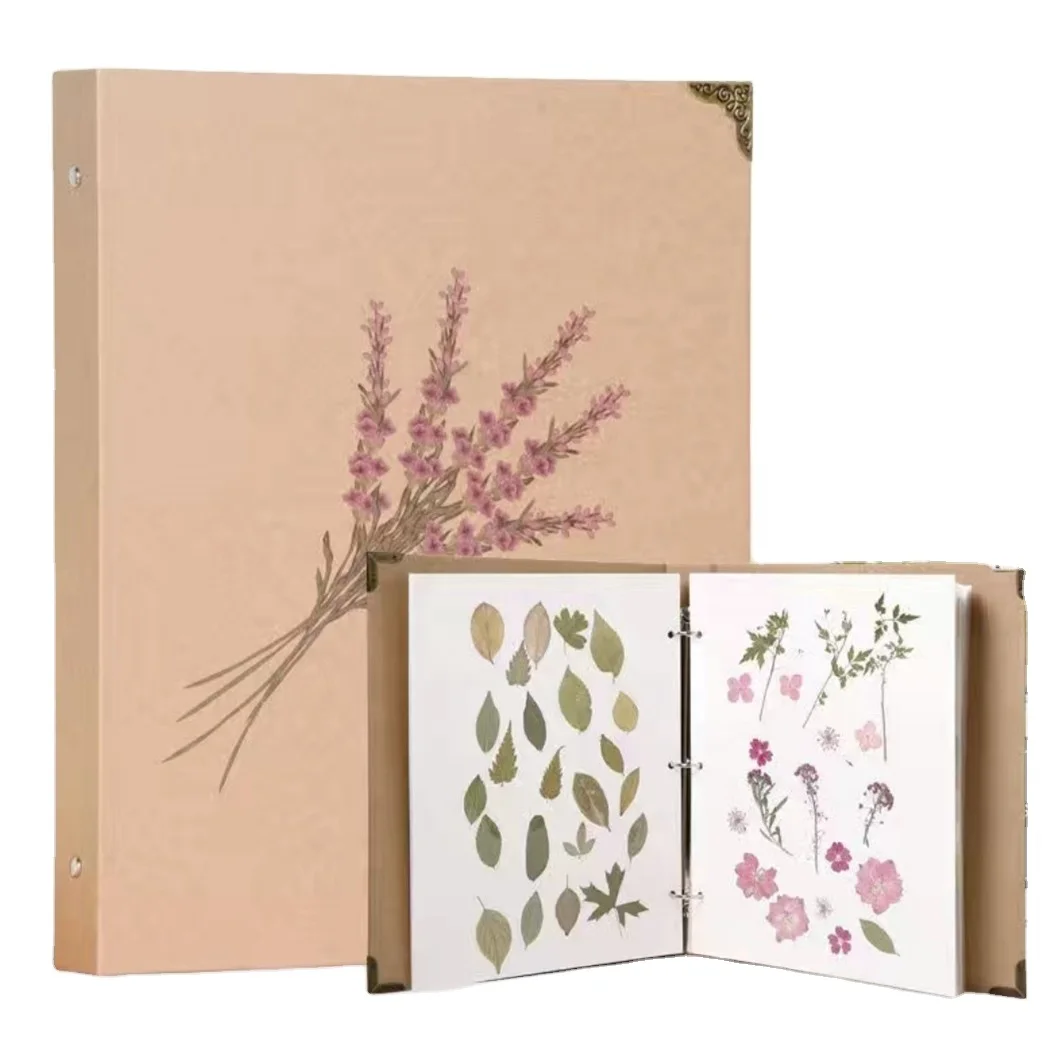 Metal  Clip  Binding  Book For Stamp / Specimen  collecting /Self- adhesive page  photo album