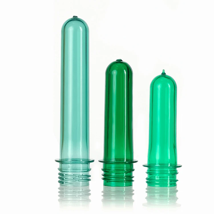 Custom Label 38 Mm Clear Juice Bottle Pet Bottle Preform With Plastic Screw Lids