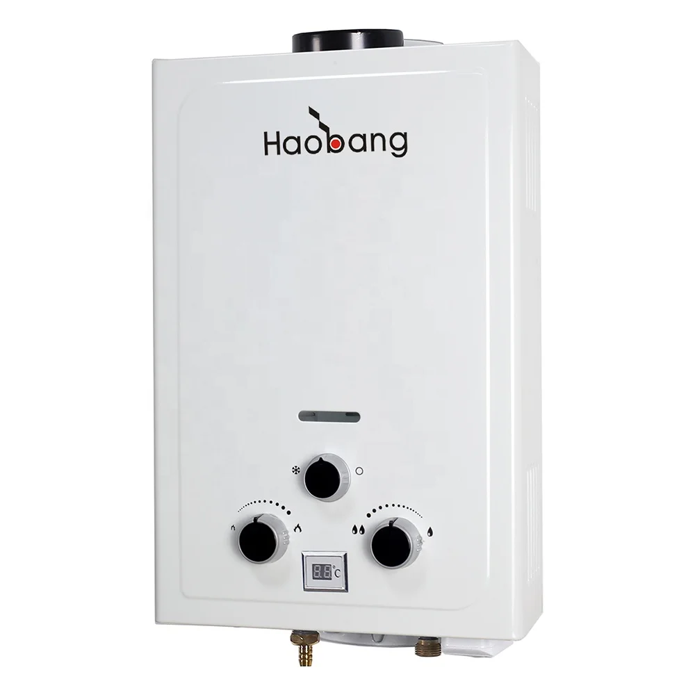 
 Портативный газовый водонагреватель 6 л  