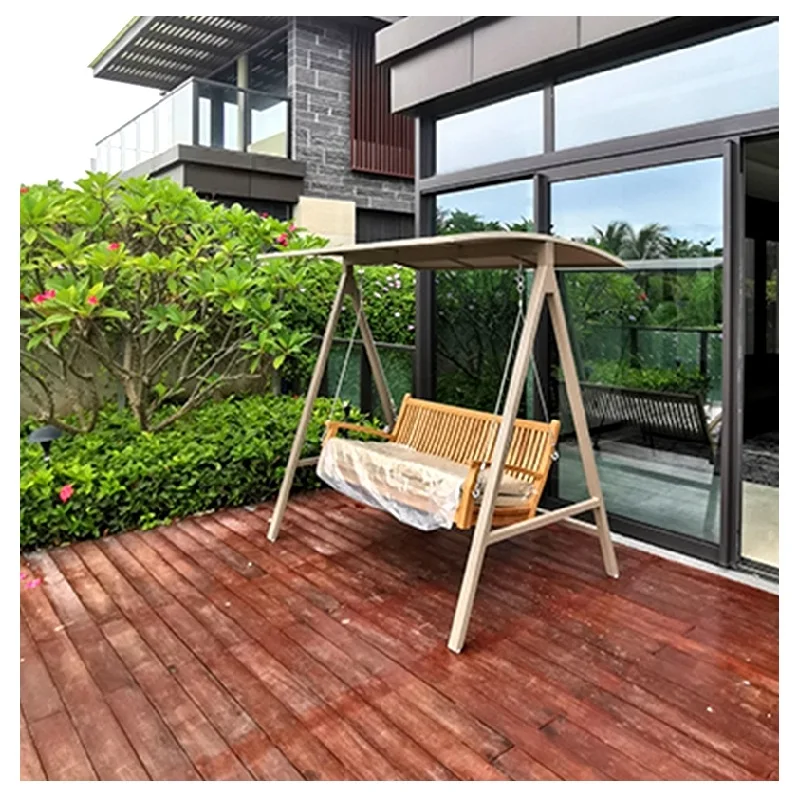 New Products Home Garden Wood Swinging Chairs Luxury