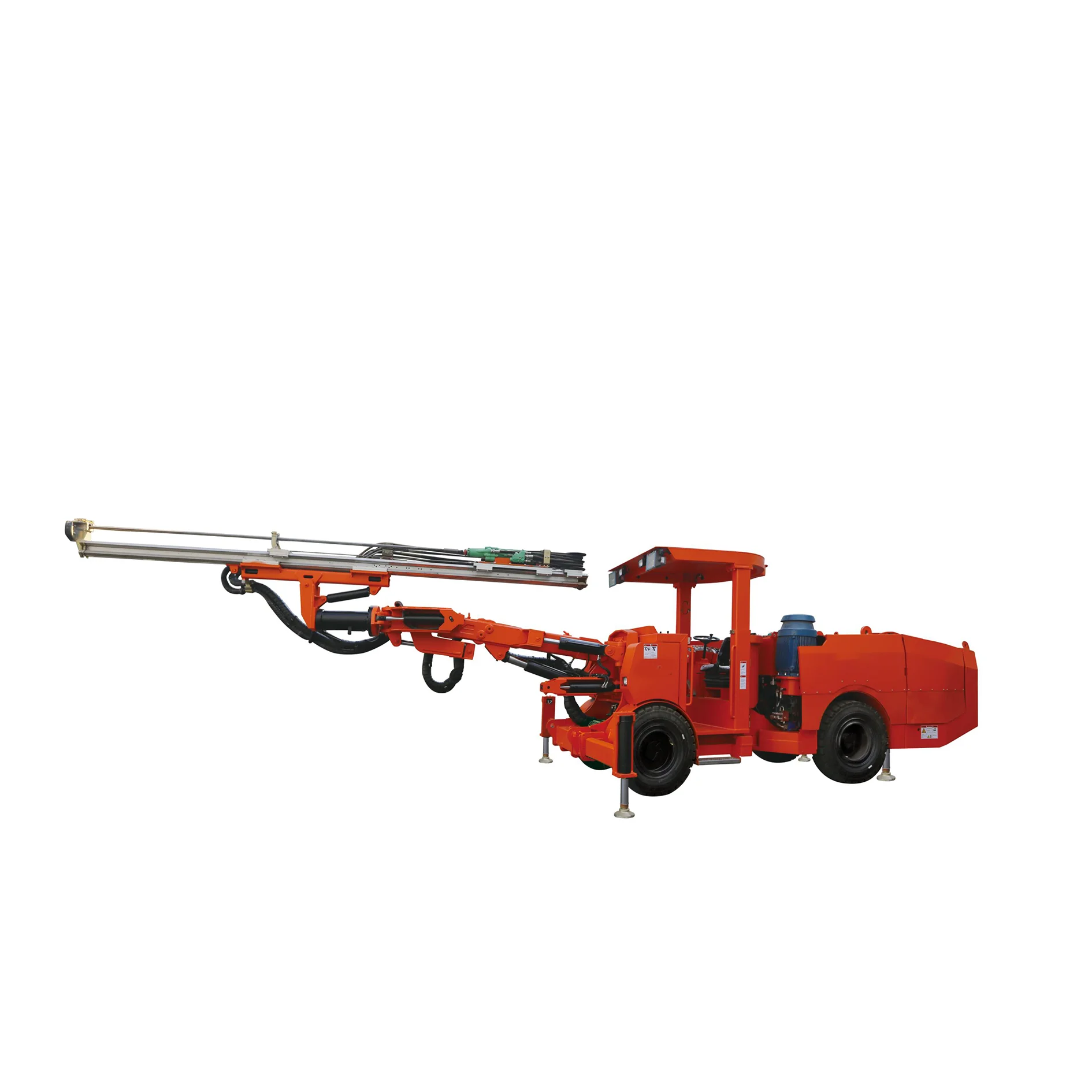 Rock drilling machine DW1-31 hydraulic wheel tunnel drilling jumbo