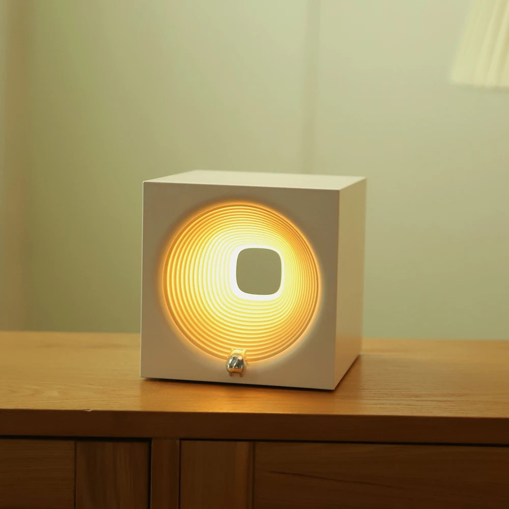 Living Room Desk Bedside Simple Modern Minimalist Study Bedroom Bedside Table Lamp with Charging Ports