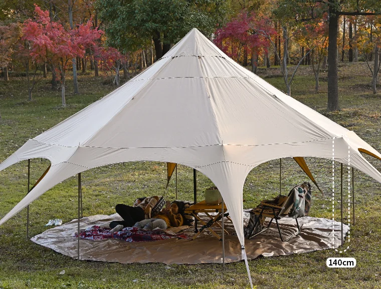 Spot manufacturers circus tent technology cotton yurt camping tent outdoor large-scale rain-proof camping tent