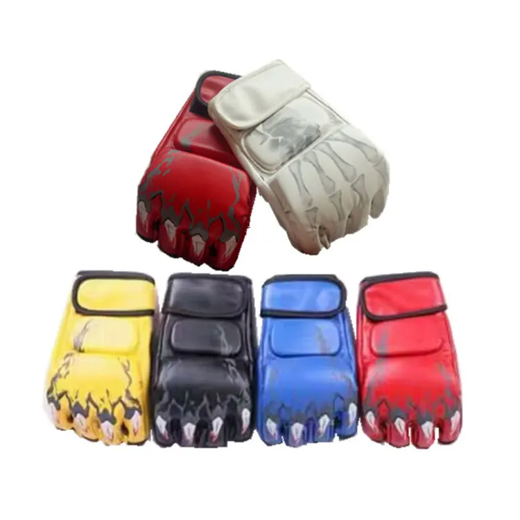 Оптовая продажа, Профессиональные боксерские перчатки из полиуретановой кожи с логотипом на заказ