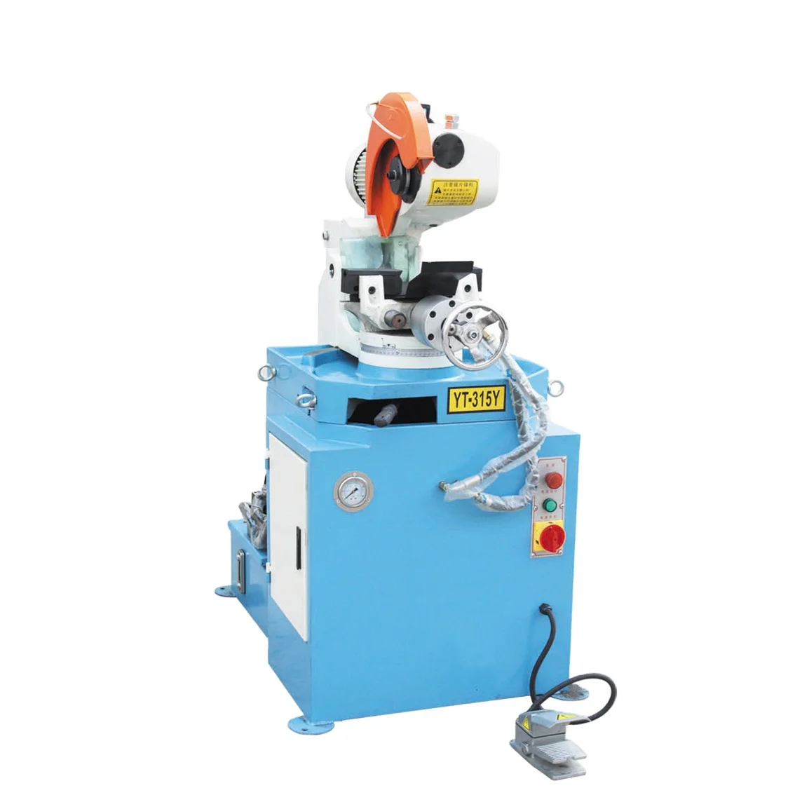 YUESHEN Pneumatic Circular  Cutting Saw Machine For Steel Pipes And Tubes