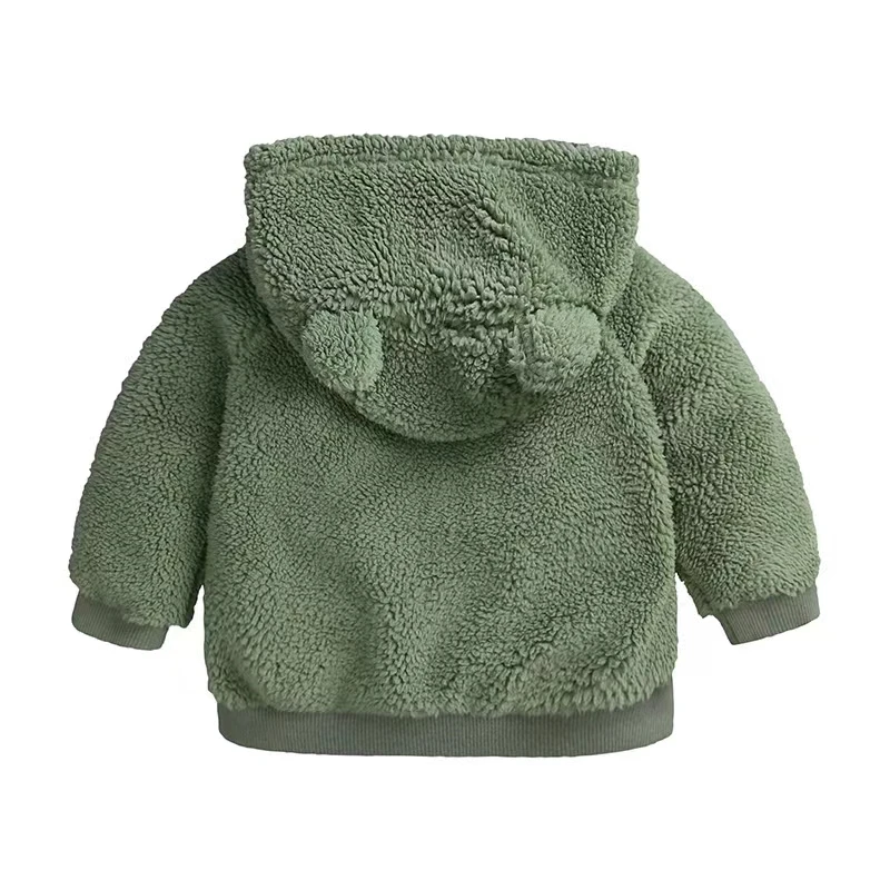 0-3 6-9 9-12 12-18 Months Polar Fleece Bomber Children Jacket for Baby Coat New Born Baby Winter Clothes Wholesale Kids Clothing