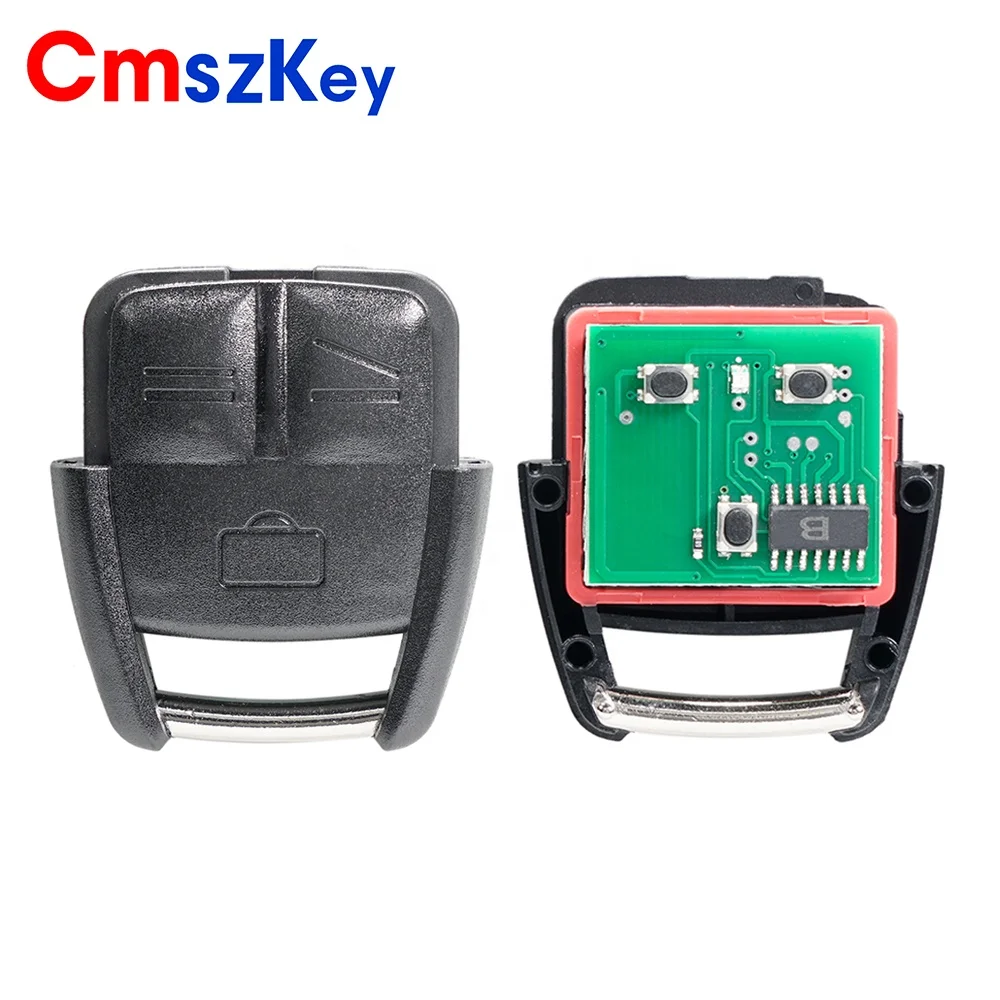 For 2001 2002 2003 Opel Omega Vectra B  3 Button Remote Key Fob 433Mhz OP2 Without Key Blade