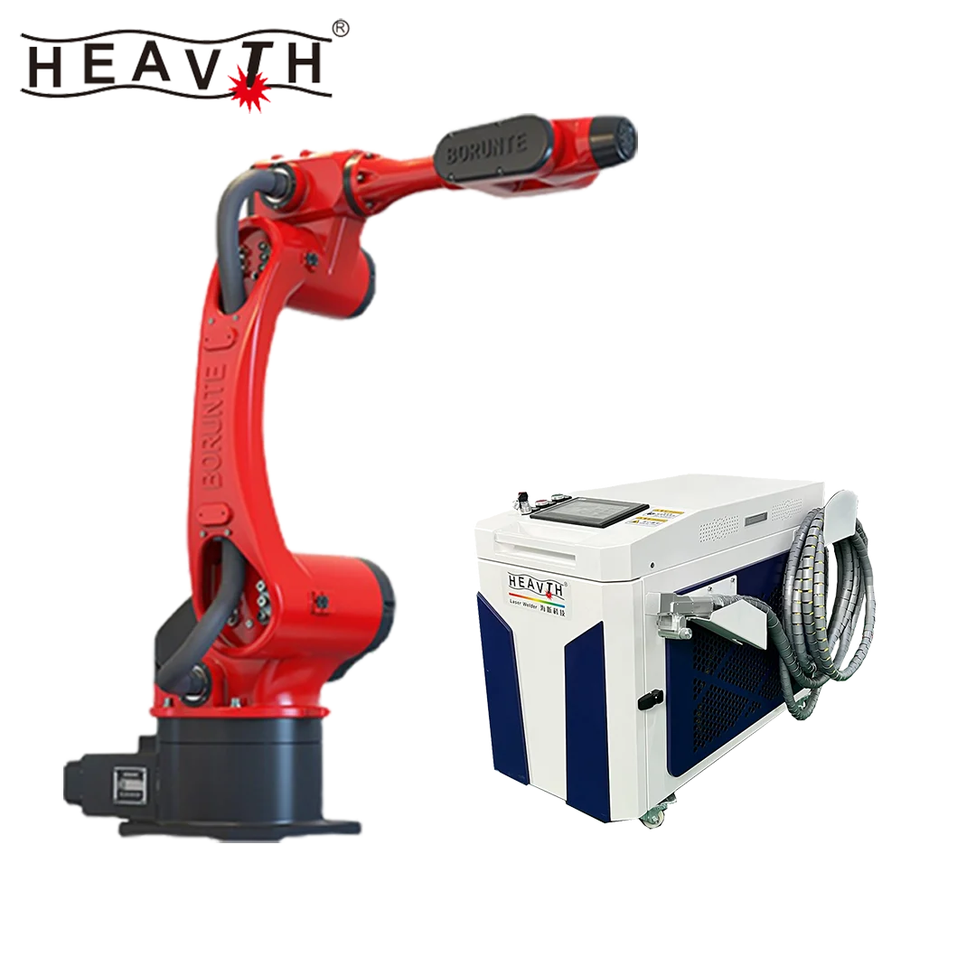 Automatic Fiber Laser Cleaning Machine For Various Metals Carbon Steel Stainless steel with 6 axis robot arm