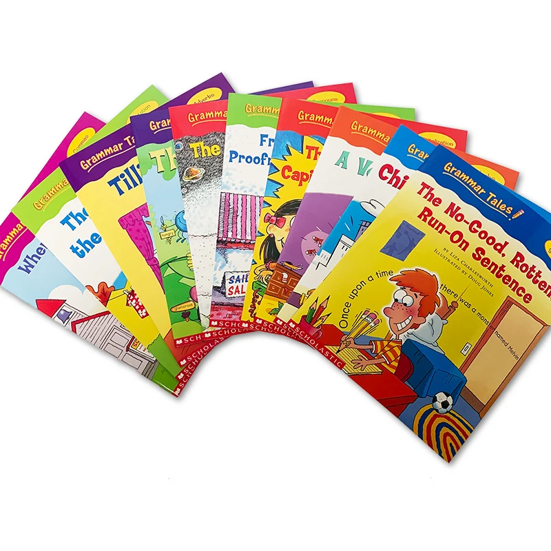 Учебный грамматические сказки с картинками набор из 10 книг включает в себя a120-PageTeaching руководство