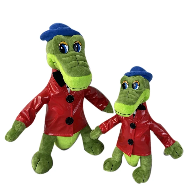 Russian Stuffed toy Cheburashka and his friend Crocodile Gena Talking Music Cheburashka Plush Toy