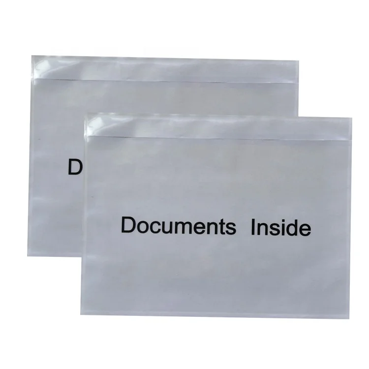 
Printing Self Adhesive Packing Slip Envelope From Factory 