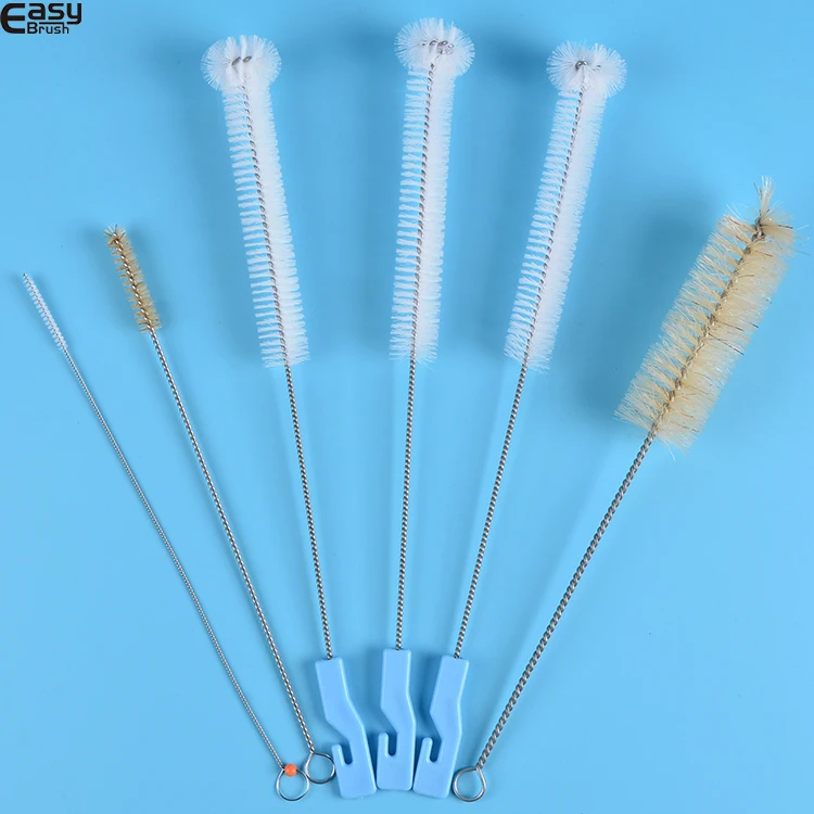 New Arrival Nylon Cleaning Brush Set Test Tube Bottle Straw Washing Cleaner Bristle Kit Glass Lab Tubes Instruments Tubing Brush