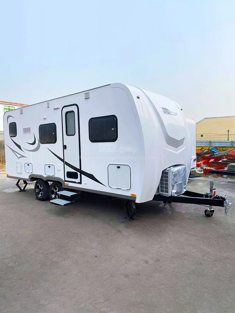 Cheap New Mobile House  On Wheels Van Travel Caravan Outdoor Camping Caravan