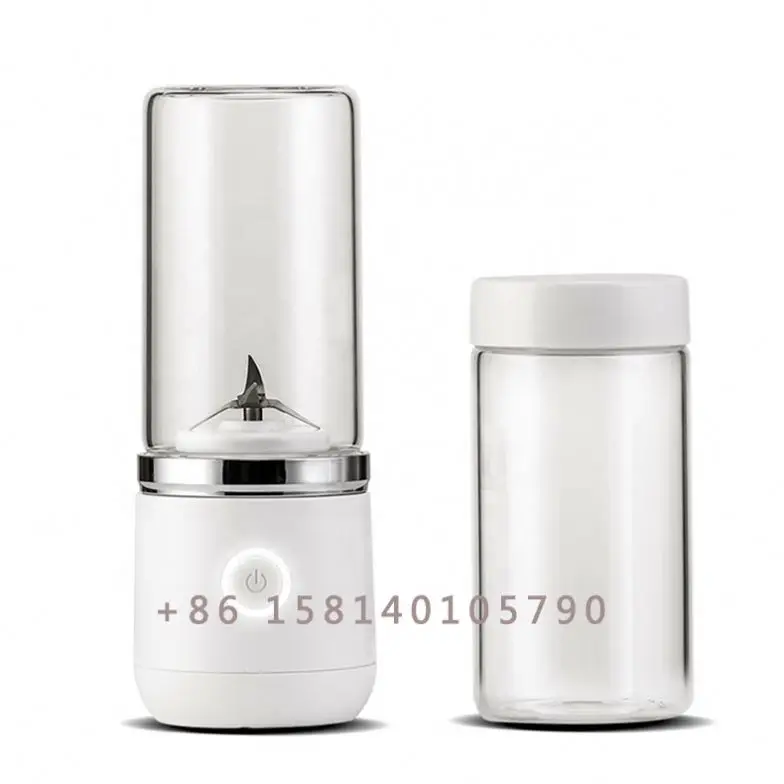 450ml Portable Electric Fruit Juicer USB Rechargeable Smoothie Blender Machine Mini Fruit Mixer Cup Juicing Cup Kitchen Mixer