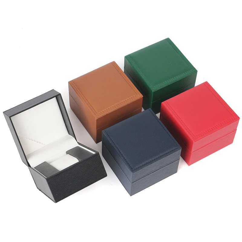 Factory Customized Wholesale PU Leather watch luxury box watch boxes cases packaging wrist watch box