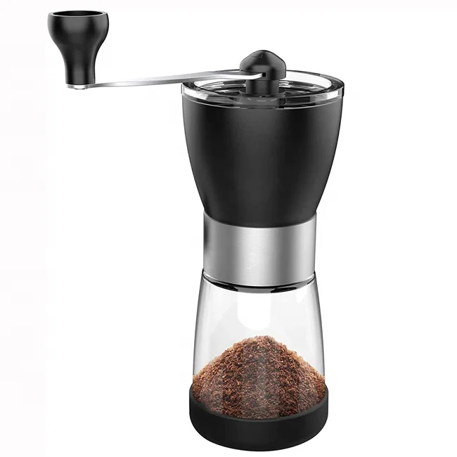 Household Wholesale Portable Coffee Mill Bean Grinders Mini Hand Crank Manual Burr Coffee Grinder