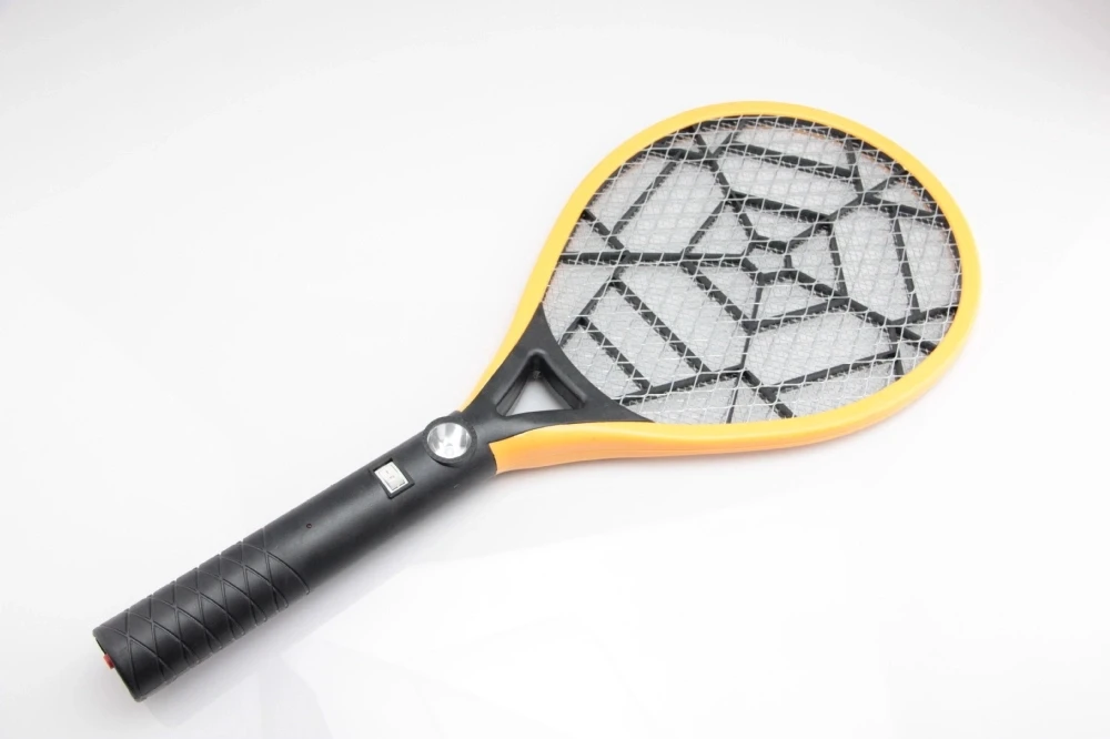 Electric rechargeable bat racket mosquito swatter