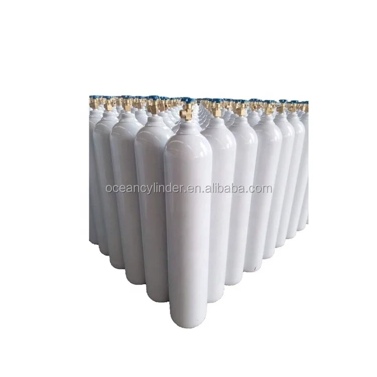 HG-IG 3.4Liters/ 6.7Liters/ 10Liters13.4Litres Empty  Oxygen Gas Cylinders with QF-2  CGA540 QF-2G1 WO55series Valve