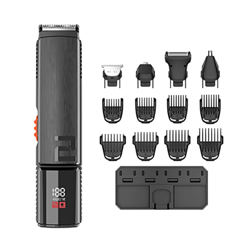 Профессиональный 14 в 1 Многофункциональный набор для ухода за бородой и телом машинка для стрижки волос в усах и носу мужские машинки для стрижки волос