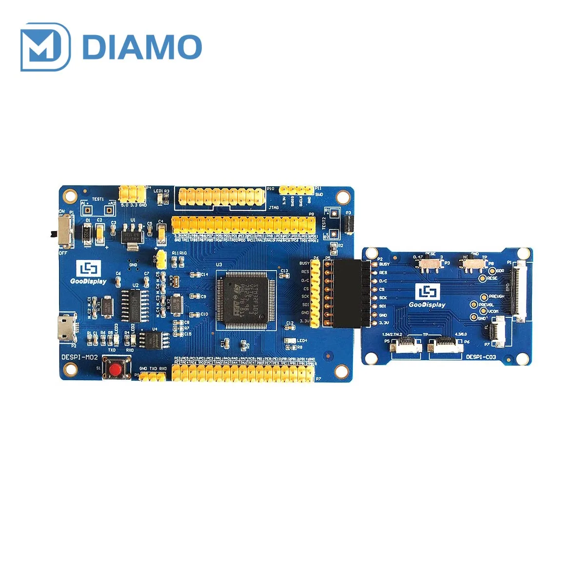 Raspberry Pi SPI interface demo kit drive board for e-paper display touch screen STM32 DESPI-V3.0