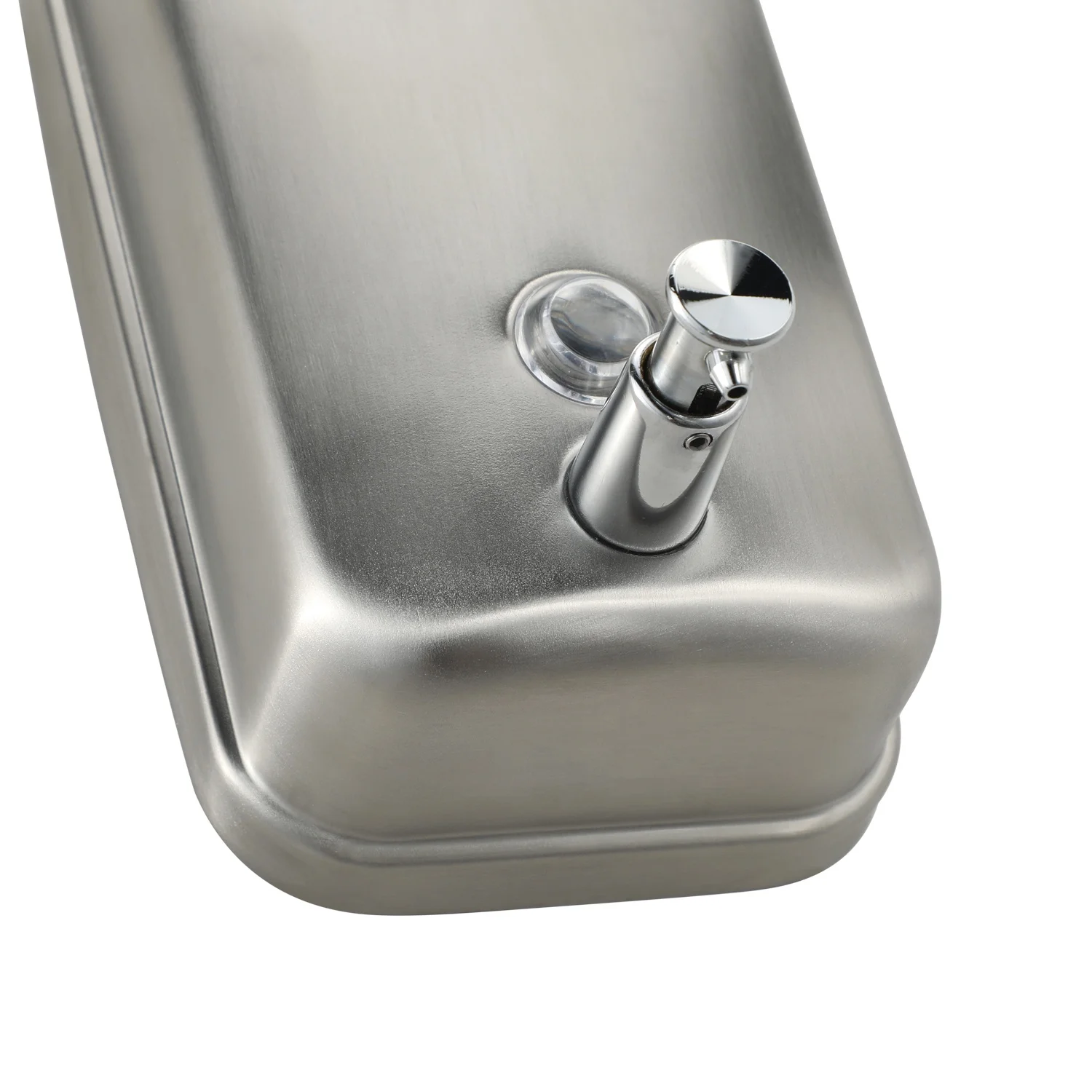 Wall Mount Bathroom Liquid Soap Dispenser Stainless Steel Commercial Soap Dispenser