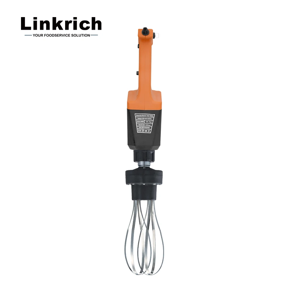 Linkrich New Commercial Electric Immersion Blender Variable Speed Multi-Purpose Stick Blender for Bakery for Mixing Flour