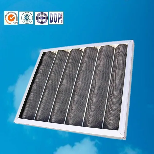 HVAC System Aluminum Frame Aluminum Frame Air Filter Purifiers Tio2 Medium Photocatalyst Air Filter