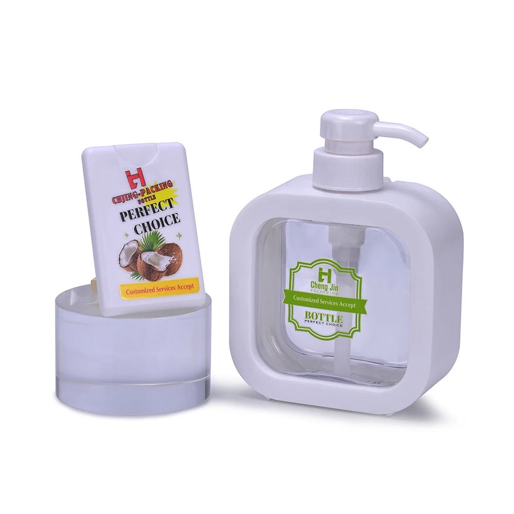 Wholesale 300ml 500ml Plastic Skin Care Lotion Spray Bottles with Body Mist Pump PP Material Logo Printing for Shampoo Packaging