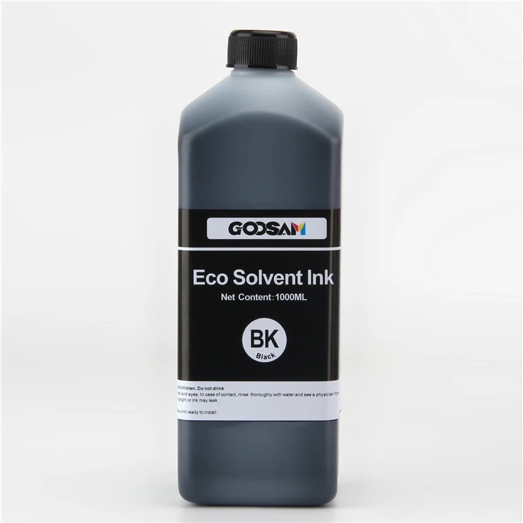 18 month out door durable eco solvent ink for xaar 1201/oki m-64s/seiko 510 35pl/konica 1024i 6pl/toshiba ce4m/epson l1440
