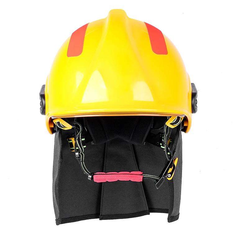 CE approval Impact&Heat- Resistance Eourpean-style Firefighting Safety Helmet for Wildfire Firefighting