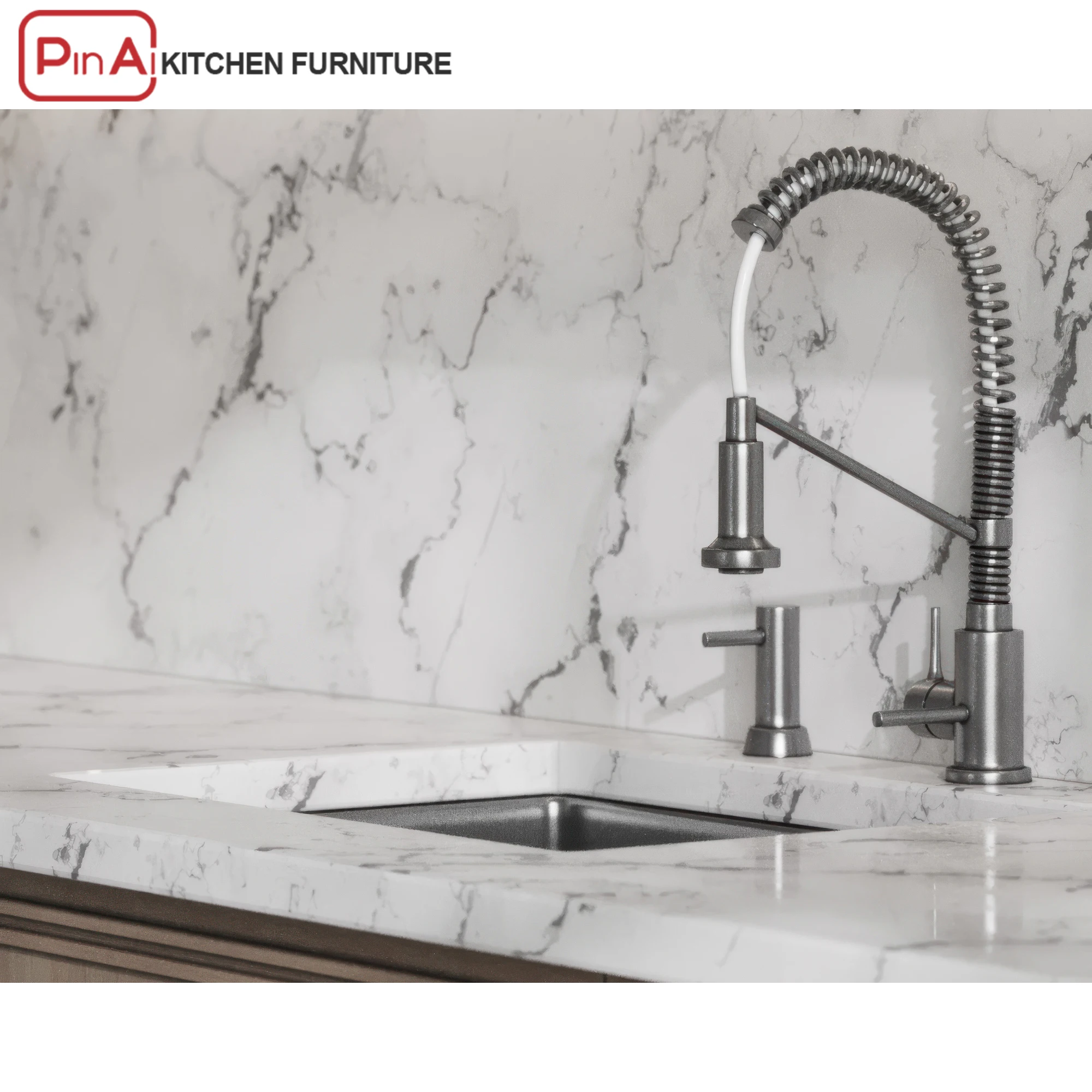 PINAI kitchen furniture luxury wooden grade decoration kitchen cabinets apartment modern for small room