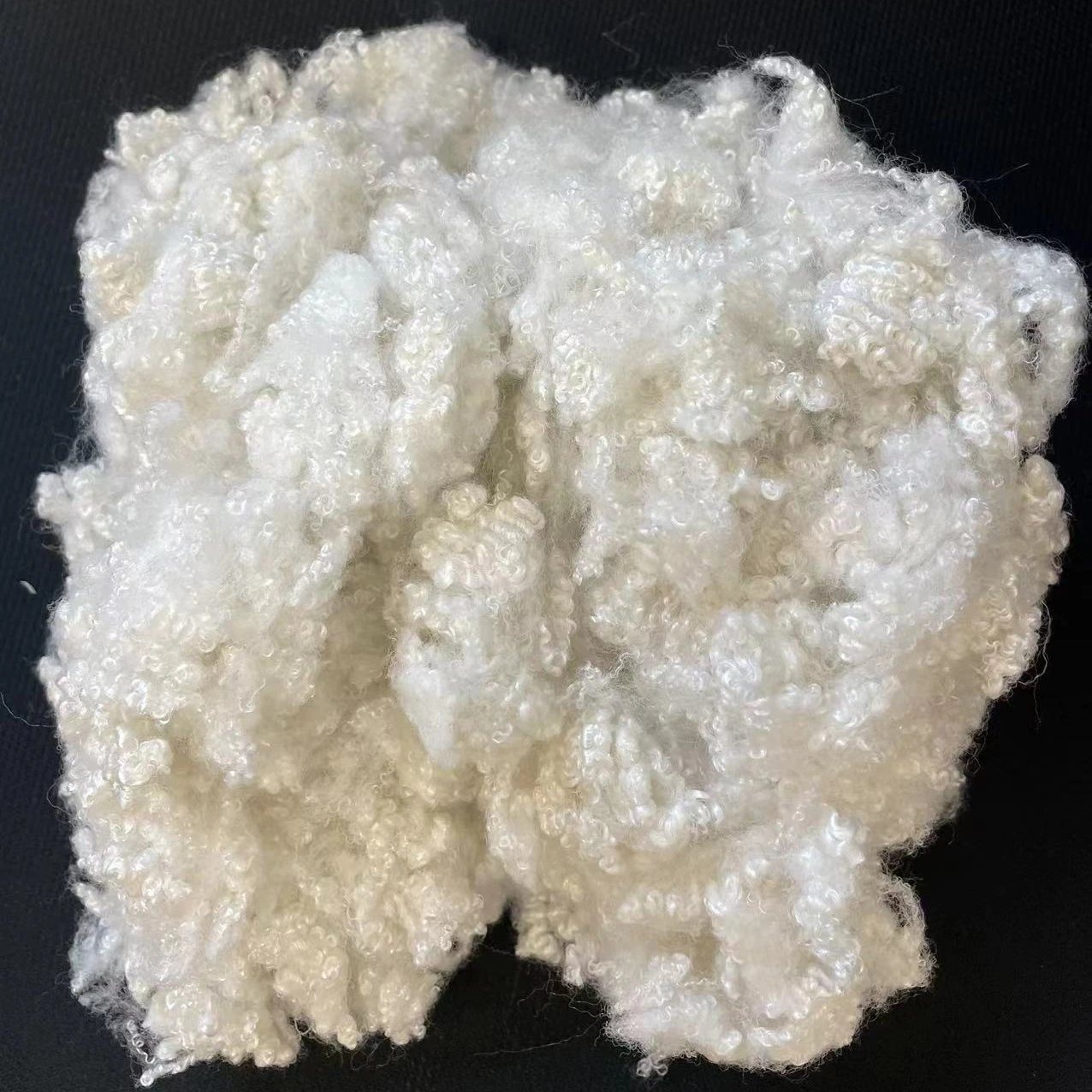 7D pet bottles recycle polyester staple fiber making good quality polyester staple fiber for  filling with no fluorescence