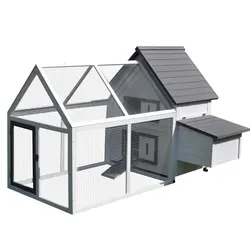 Chinese Manufacture Wholesale Small Animal House Wooden Chicken Coop with  Runway