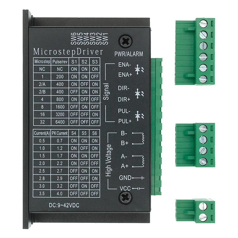 Драйвер шагового двигателя TB6600 23 Nema 34 42/57/86 Nema17 4A DC9-40V 1 осевой шаговый двигатель ЧПУ гравировальный станок