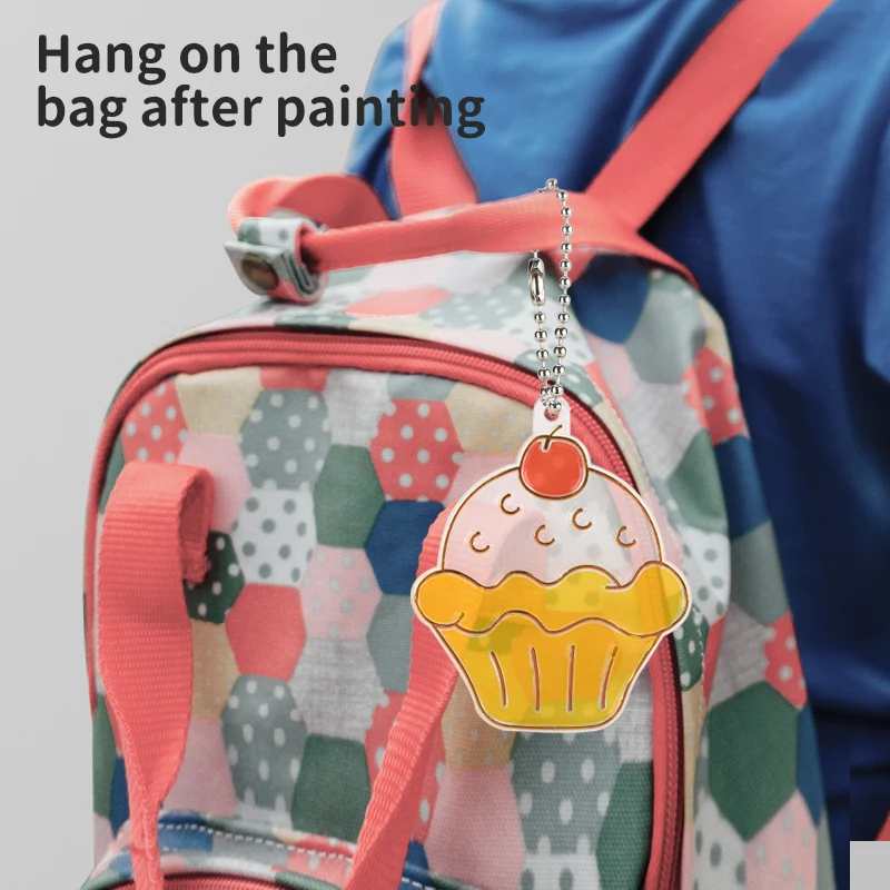 Ice Cream Diamond Glue Painting Window Art Sun Catcher Kids Crafts DIY Creative